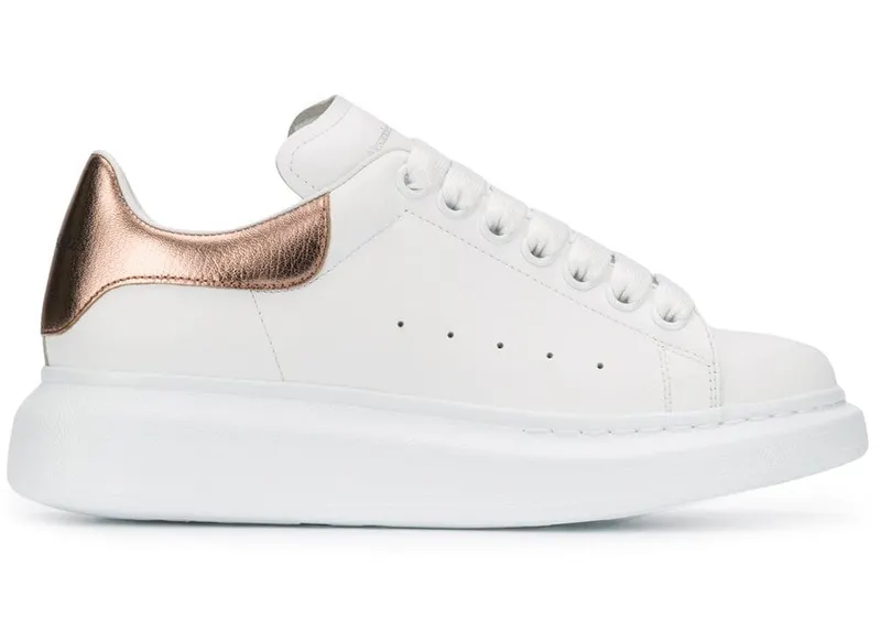 Alexander McQueen Oversized White Rose Gold (W) (553770WHFBU9053)