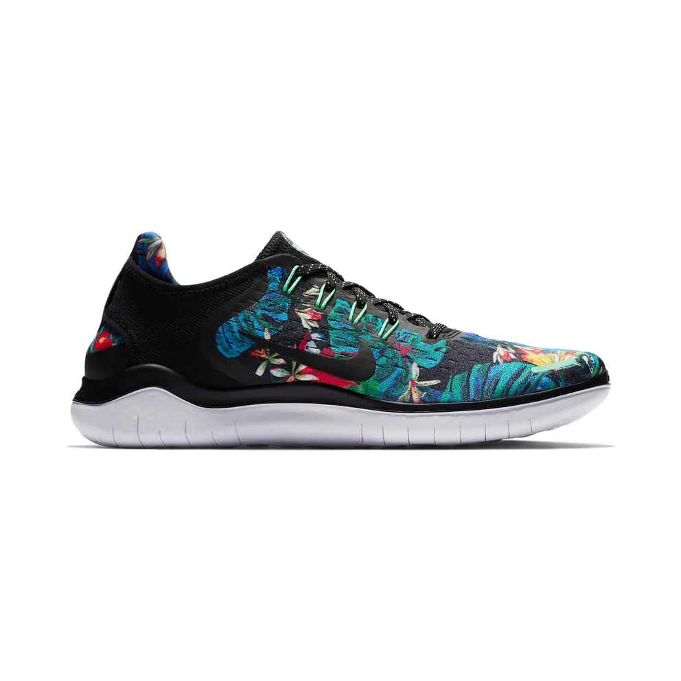 Nike Free RN 2018 Floral “Black / White” (AV3254-001)