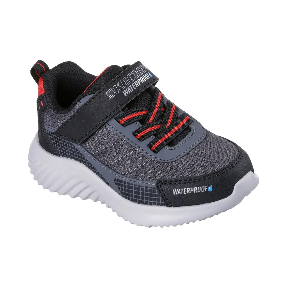 Skechers Waterproof: Bounder “Venture Squad Sneaker Black / Houtskool” (406338NBKCC)