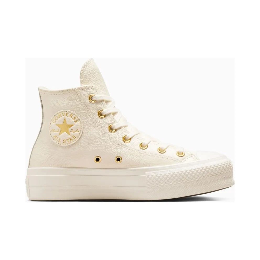 Converse Chuck Taylor All Star Lift Platform Golden Hits Egret/Egret/Gold (A12764C)