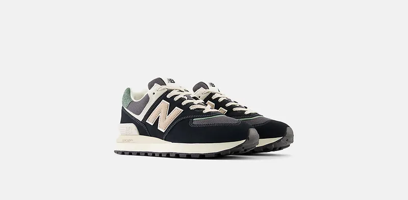 New Balance 574 Legacy Black Tan Green (U574LGFB)