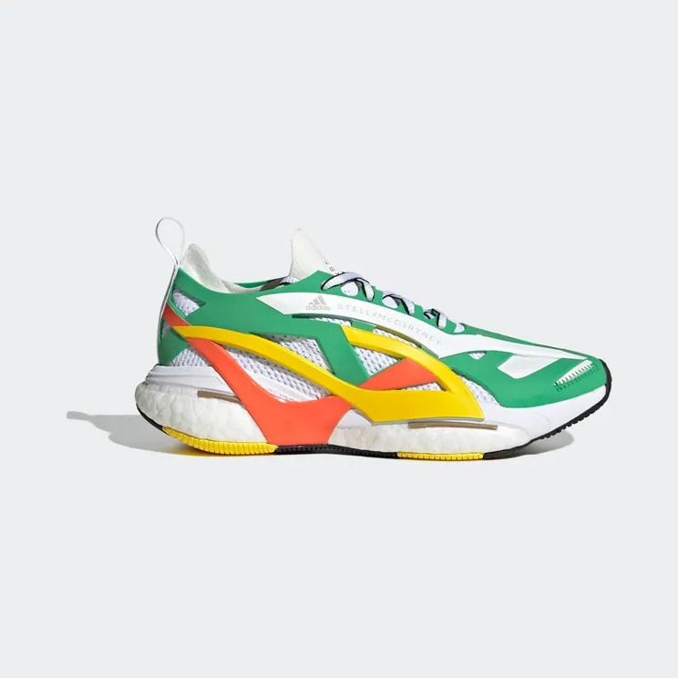 adidas by Stella McCartney Solarglide Running Green / Cloud White / Semi Impact Orange (GX9860)