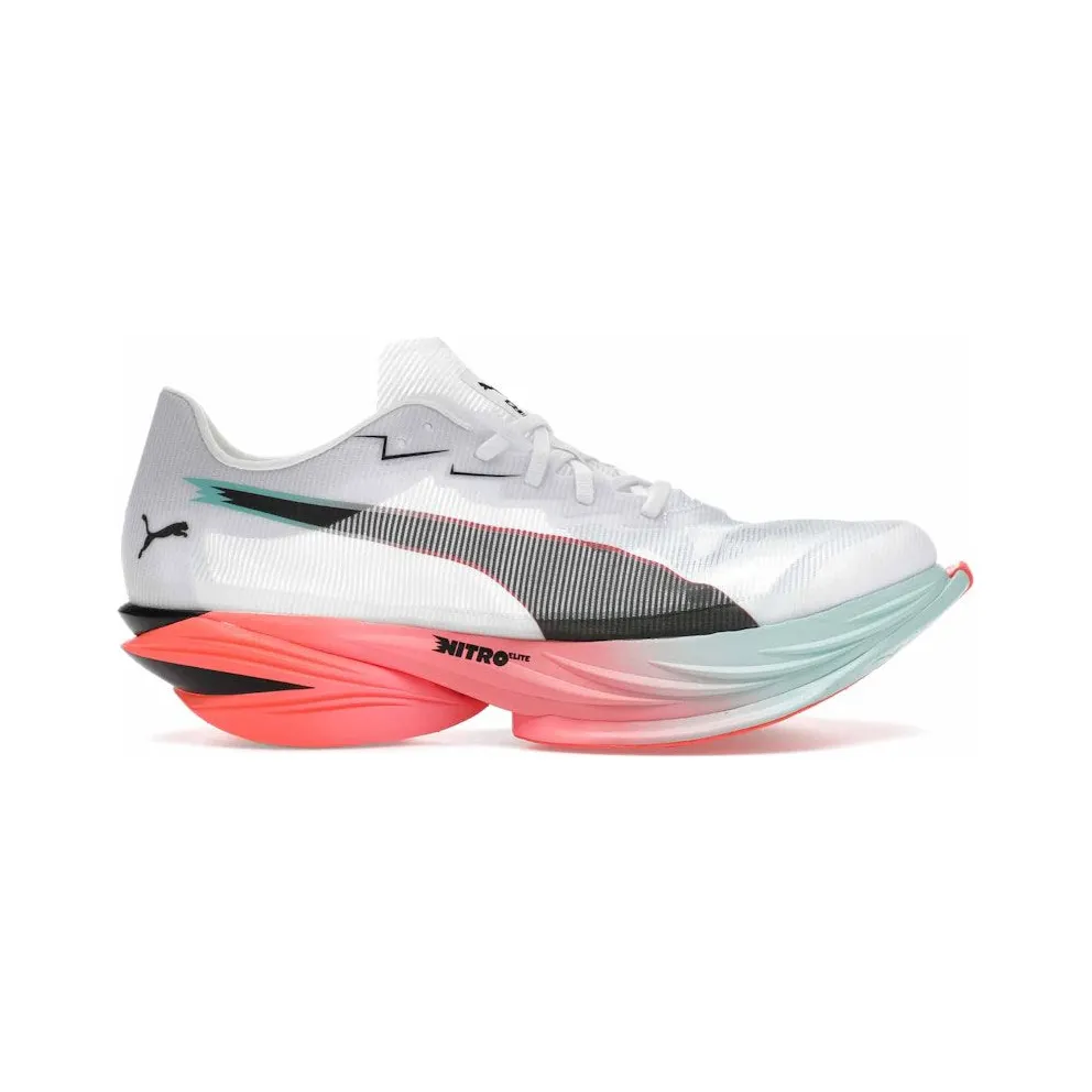 Puma Fast-R Nitro Elite 3 White Glowing Red Mint (312060-01)