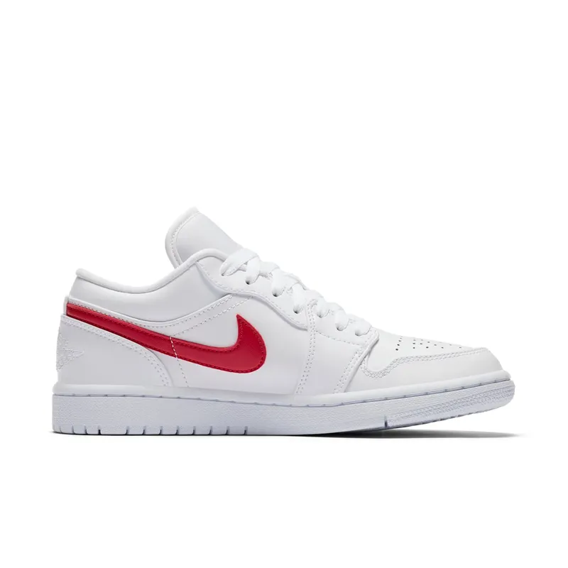 Jordan 1 Low White University Red (W) White/University Red-White (AO9944-161)