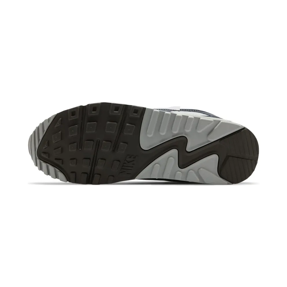 Nike Air Max 90 White Grey Obsidian White/Light Smoke Grey-Particle Grey-Obsidian (CT4352-100)