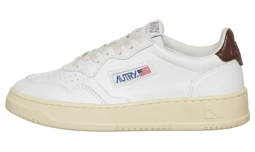 Autry Medalist Low White / Brown (AULWLL53) (3)