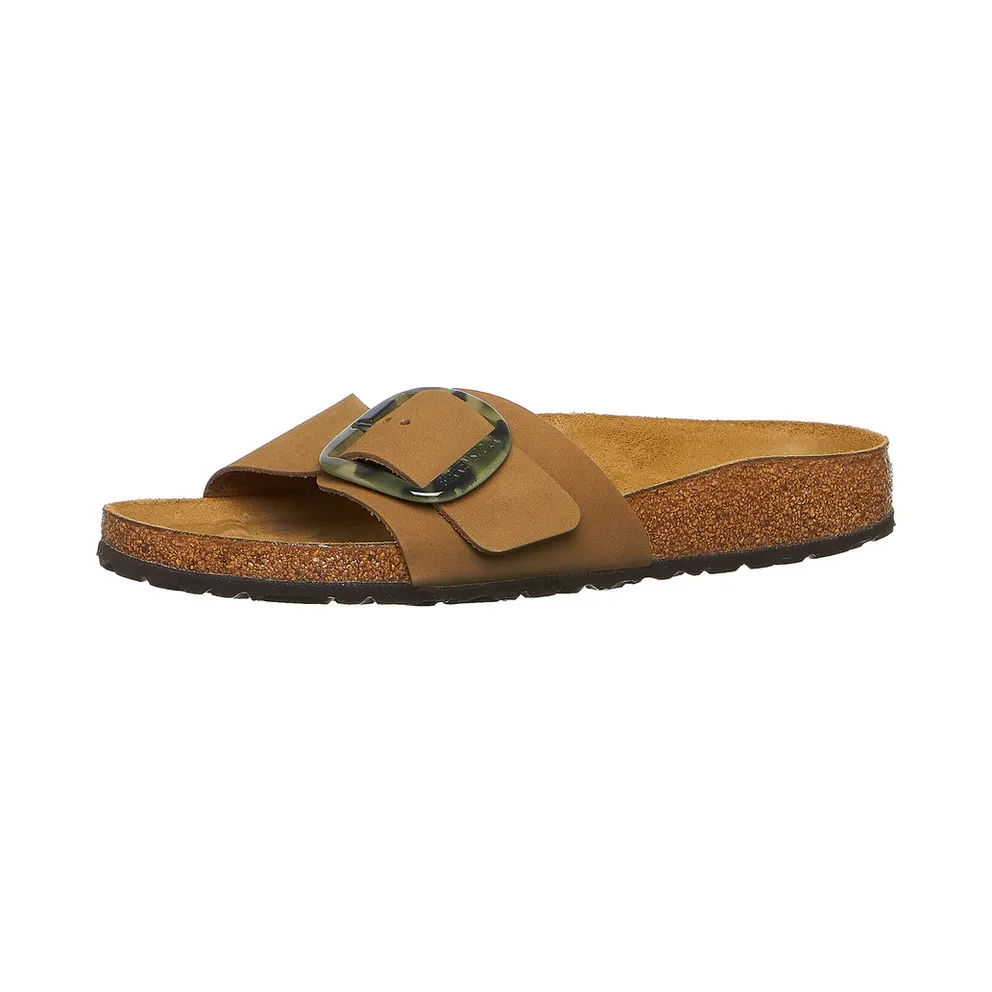Birkenstock W Madrid Big Buckle Nubuck Mud Green (1018726)