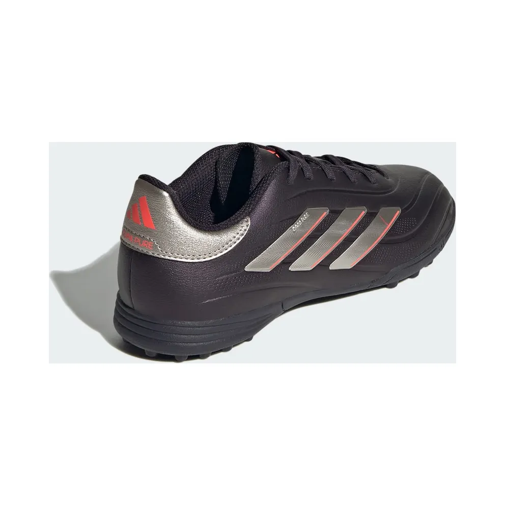 adidas Copa Pure 2 League Turf Aurora Black Platinum Metallic Turbo (IG8734)