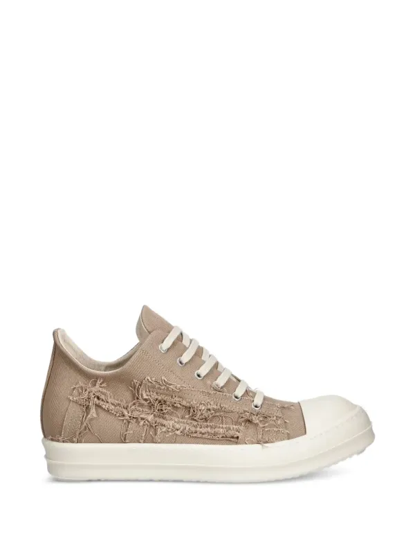 Rick Owens DRKSHDW Gerafelde with veters – Black (DU01F4802SLASH)