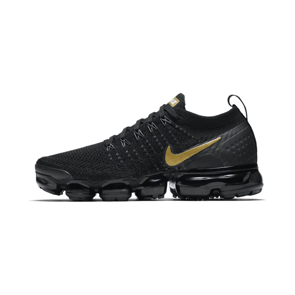 Nike Air VaporMax 2 Black Metallic Gold (W) Black/Metallic Platinum/Vast Grey (942843-012)
