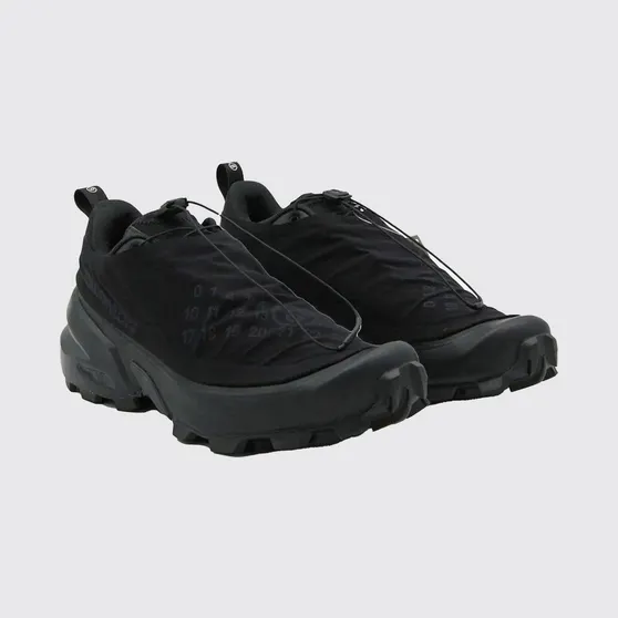 Maison Margiela Crossdust Nylon Sneakers with Drawstring Closure Black (SH1WS0026P7624HB422)