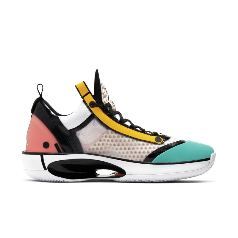 Jordan XXXIV Low Guo Ailun Pop Art White/Multi-Color (CZ7748-100)