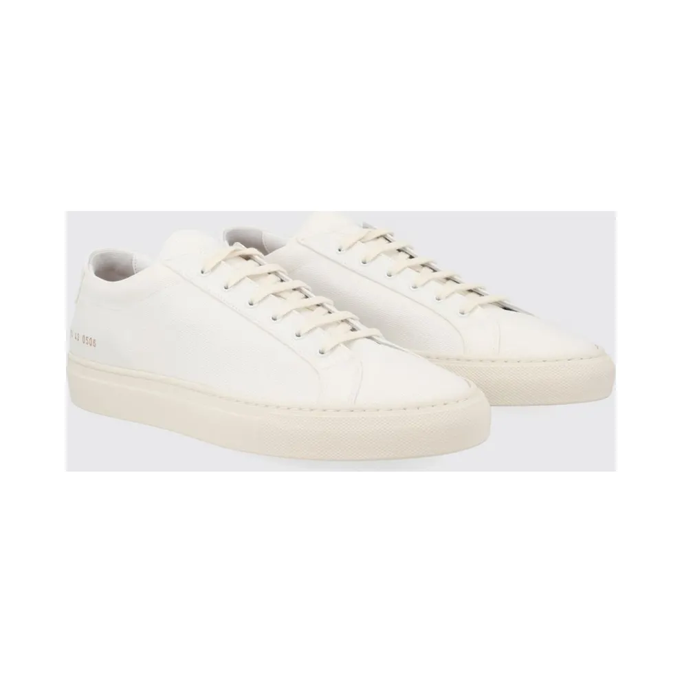 Common projects Achilles Two-Tone Smooth Leather Low-Top White (25740506)