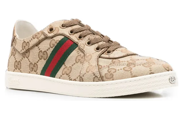 Gucci GG Supreme Web-stripe “Neutrals” (871611 FAF48 9644) (3)
