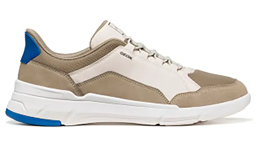 Geox sneaker Beige / Blauw / Lichtbruin (U659KA-0EK14-Off White/Sand)