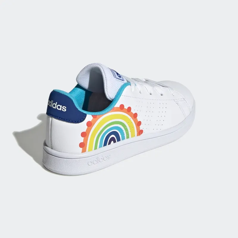 Adidas Advantage Lifestyle Court Lace Cloud White / Royal Blue / Bright Cyan (GW2000)