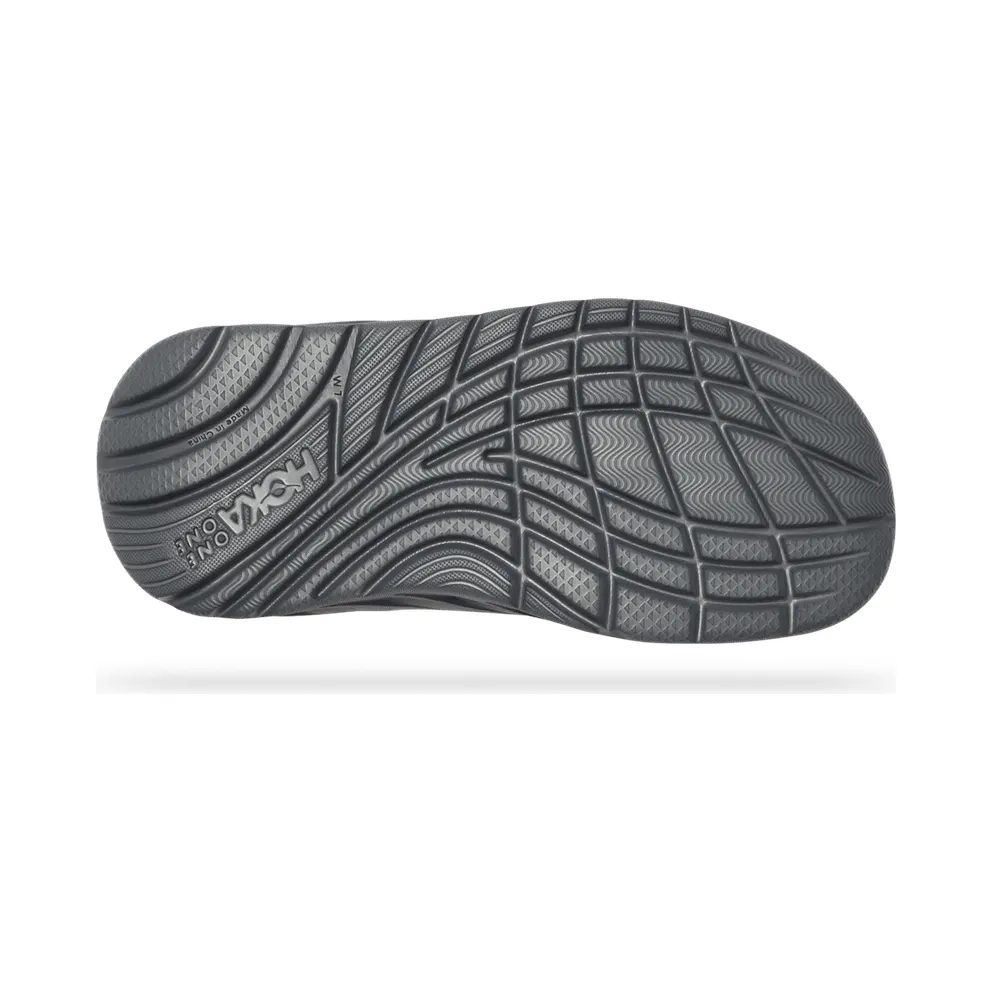 Hoka One Ora Recovery Slide Swirl Lunar Rock Sharkskin (1126856-LRSH)