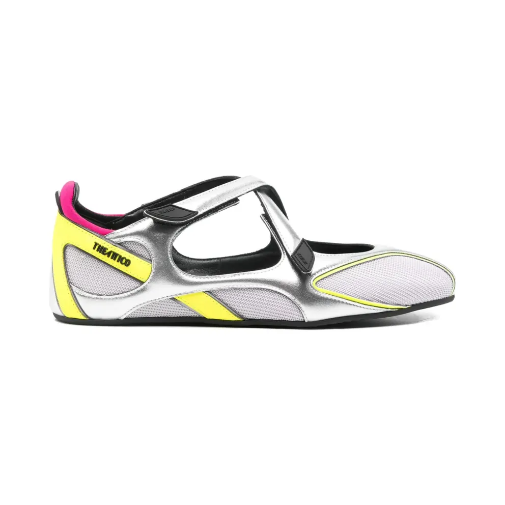 The Attico Floor 01 holografische ballerina’s – Silver (260WSH00871MIX024AA)