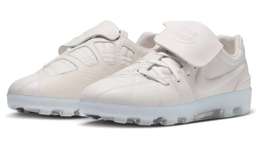 Nike Total 90 Atelier (JF7576-100) — voetbalerfgoed in roomwit leer (5)