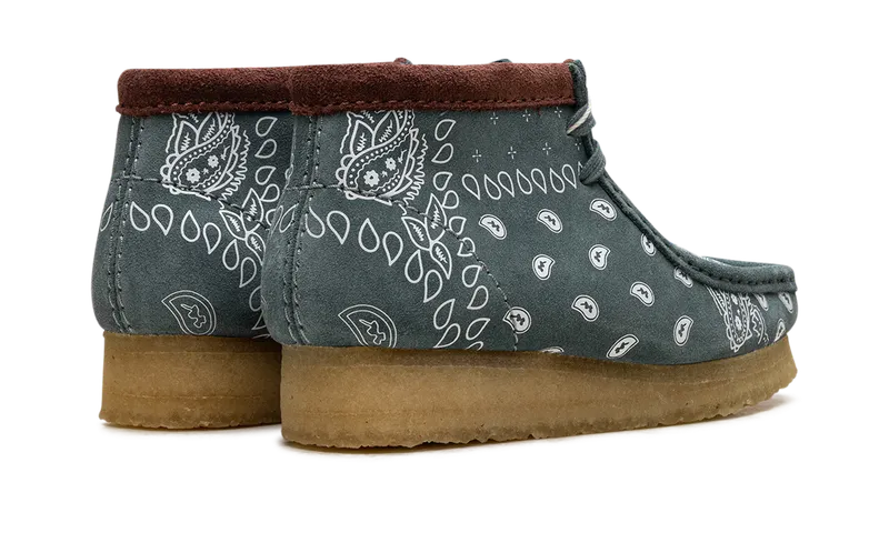 Clarks Wallabee Boot “Green Paisley Suede” (26168743)