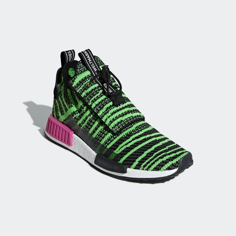 adidas NMD TS1 Watermelon Core Black/Shock Lime/Grey (B37628)