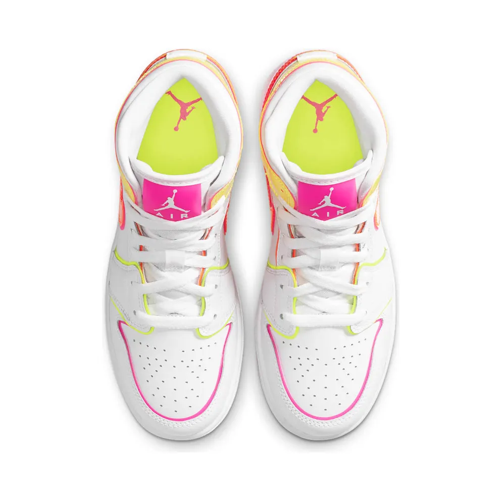 Air Jordan 1 Mid SE Edge Glow (GS) (2020) (CV4611-100)