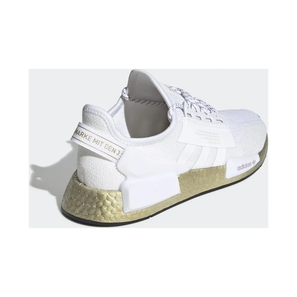 adidas NMD V2 Cloud White Gold Metallic (W) Cloud White/Cloud White/Gold Metallic (FW5450)