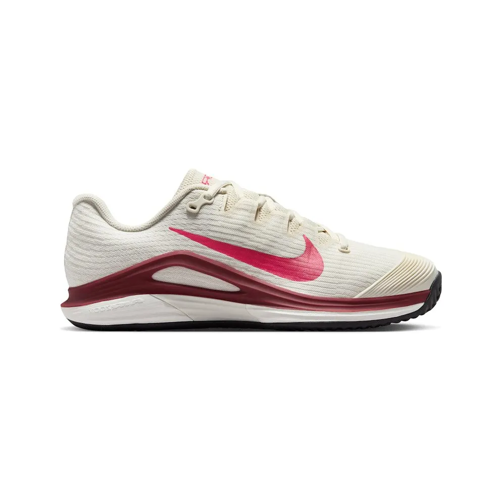 Nike Court Air Zoom Vapor 12 Clay Pale Ivory Sail Team Red Rush Pink (HQ6027-104)