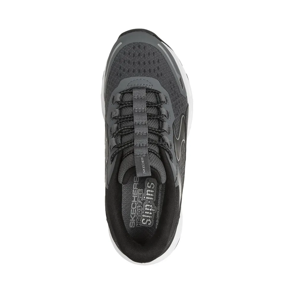 Skechers Slip-ins: Glide-Step Plus – Vista-Lane Sneaker Houtskool/Black