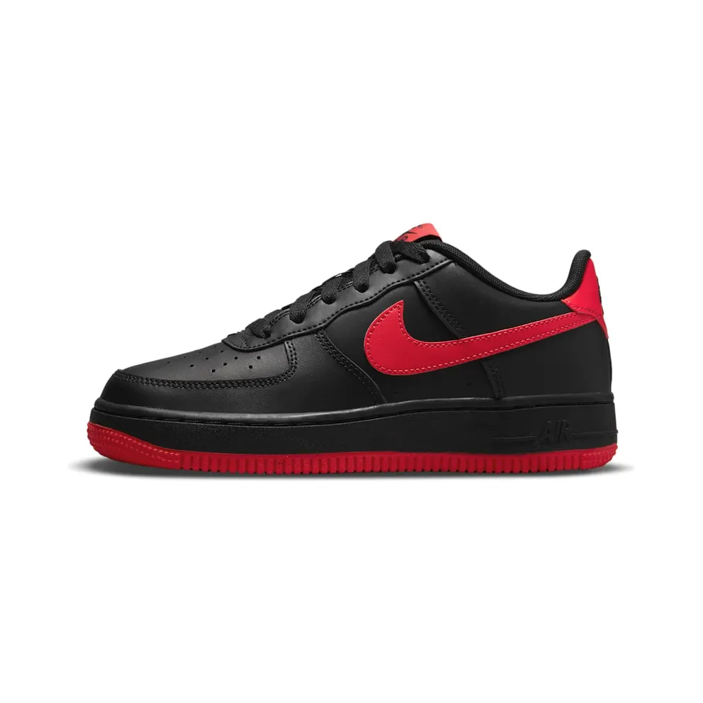 Nike Air Force 1 Low ’07 Black University Red (GS) (DH9812-001)