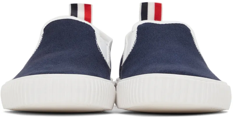 Thom Browne White Slip-On Heritage (MFL064A-01588)