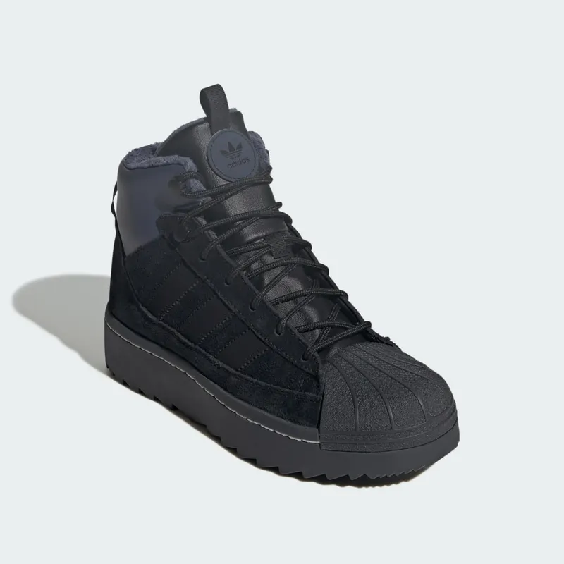 Adidas Superstar Winterized Trek Kids Core Black / Core Black / Carbon (JQ0346)