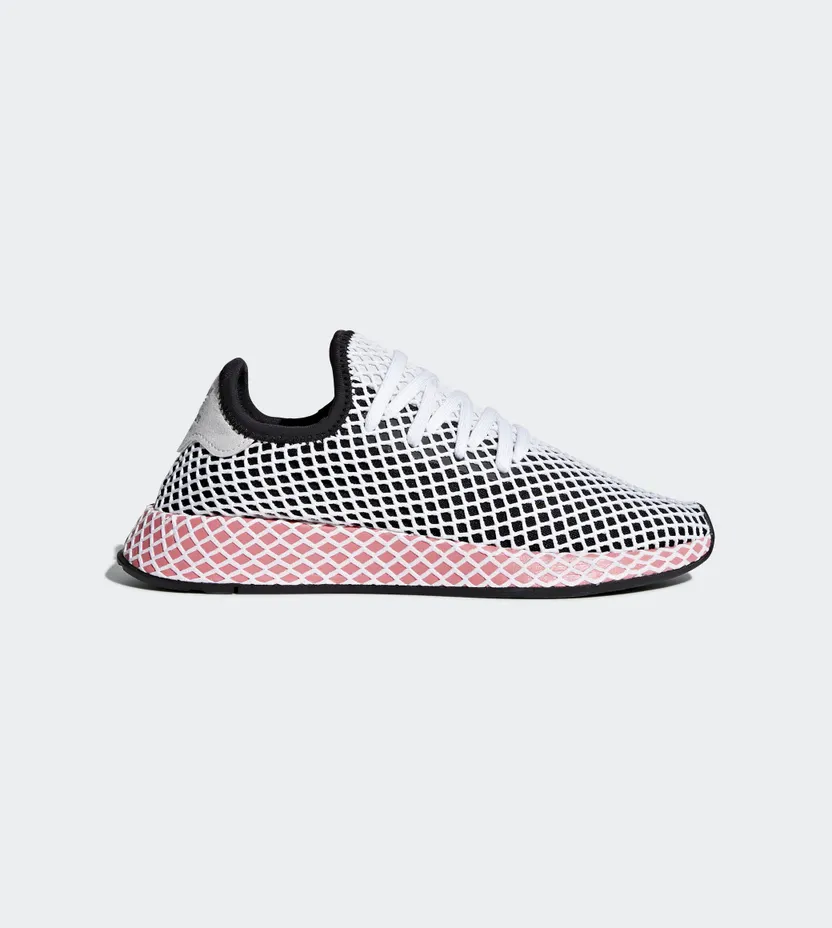 adidas Deerupt Core Black Chalk Pink (W) (CQ2909)