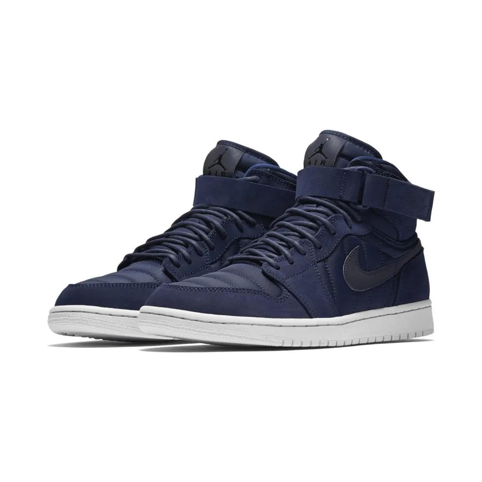 Jordan 1 Retro High Strap Midnight Navy Midnight Navy/Pure Platinum-Black (342132-400)