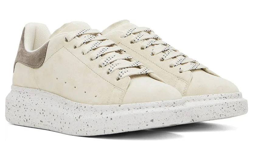 Alexander McQueen Beige Suede Oversized Sneakers (711140WIA5D) (4)