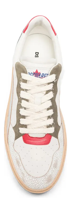 Dsquared2 Cracked-effect Panelled “White” (SNM0494 01509031 M4292) (4)