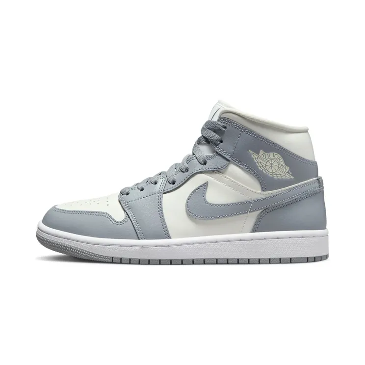 Nike Air Jordan 1 Mid Stealth Grey White (W) (BQ6472-115)