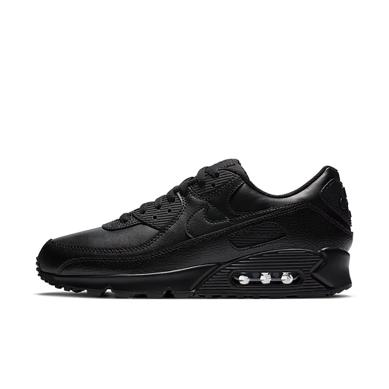 Nike Air Max 90 Leather Triple Black (2020) Black/Black-Black (CZ5594-001)