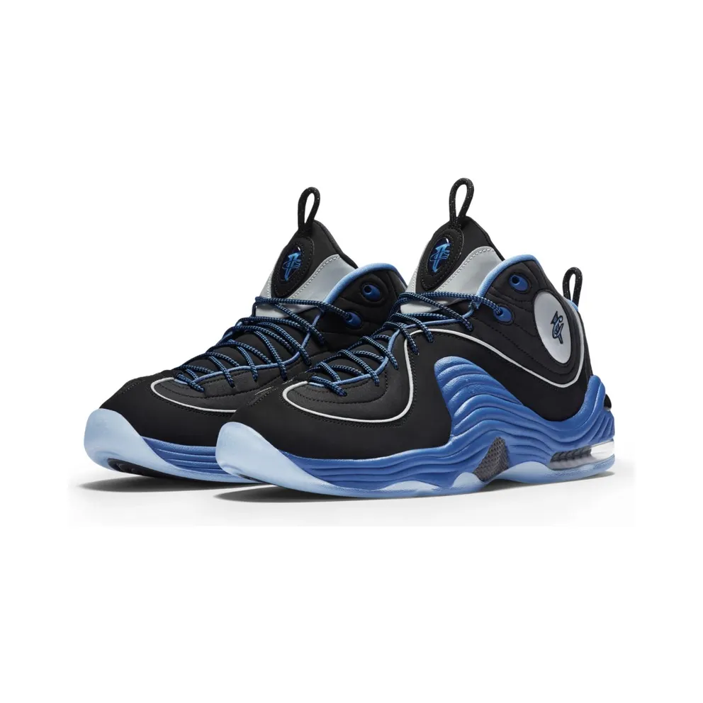 Nike Air Penny II Varsity Royal Black/Varsity Blue-Metallic Silver (333886-005)