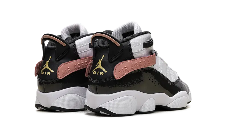 Jordan 6 Rings GS “White Red Stardust Vapor Green Anthracite” (DV3178-101)