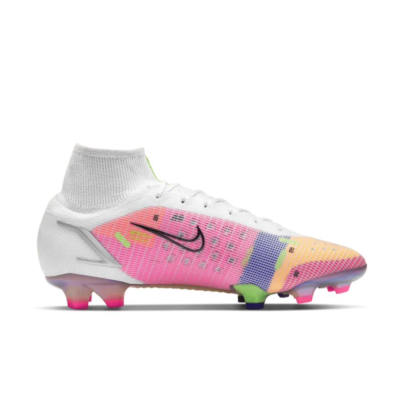 Nike Mercurial Superfly 8 FG White Multicolor White/Dark Raisin/Rage Green (CV0958-105)