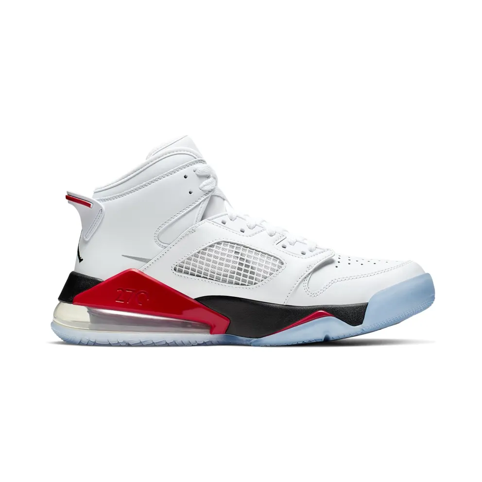 Jordan Mars 270 White Fire Red White/Reflect Silver-Fire Red-Black (CD7070-100)