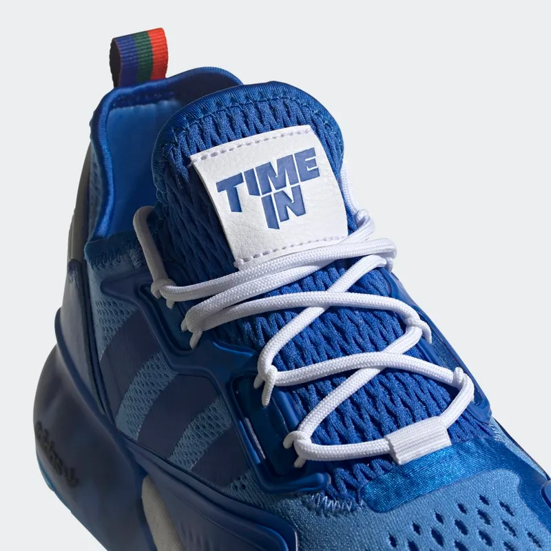 adidas ZX 2K Boost Ninja Time In Blue Blue/Cloud White/Collegiate Green (FZ1883)