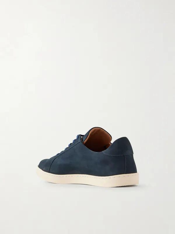 George Cleverley Jack III Nubuck Midnight Blue Nubuck / Vintage White Sole (JACK)
