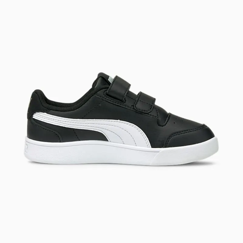 PUMA Shuffle Kids’ Black/White/Gold (375689-03)