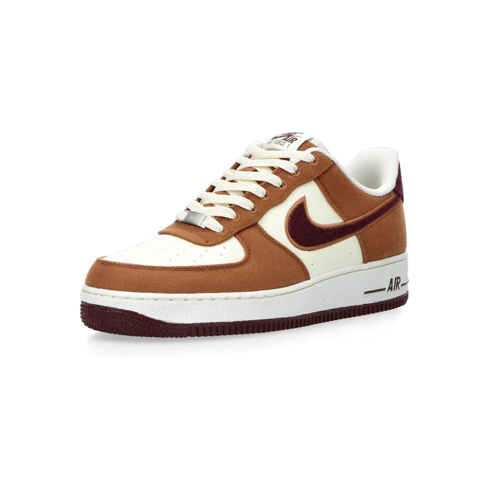 Nike Air Force 1 ’07 LV8 (british tan / burgundy crush) – FQ8713-200
