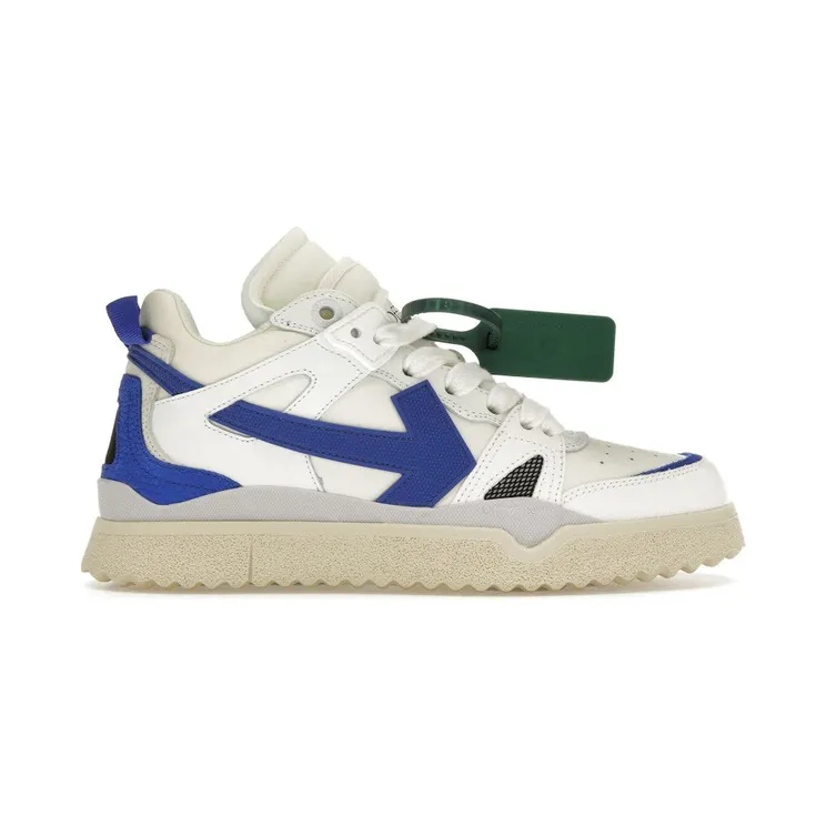 OFF-WHITE Sponge Mid Top White Blue (OMIA234F23LEA0010169)