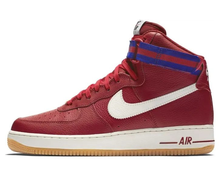 Nike Air Force 1 High ’07 Gym Red Deep Royal Blue Gum (315121-605)