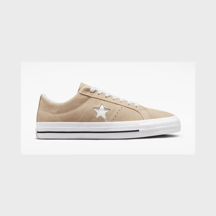 Converse One Star Pro Vintage Suede Low “Oat Milk” (A04155C)