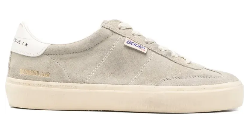 Golden Goose Soul Star suède sneakers – Grijs (GWF00464F008346)